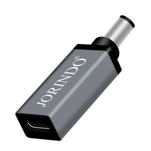 笔记本电脑诱骗转接头Type-C母头转DC7.4*5.0MM带针HP电源适配头