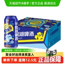 24罐黄啤拉罐整箱装 千岛湖啤酒乐享时光8°P500ml