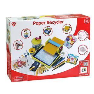 playgo贝乐高儿童早教科学课造纸机益智DIY手工制作科学探索玩具