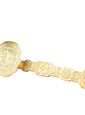 五福如意纯铜摆件黄铜铸造工艺