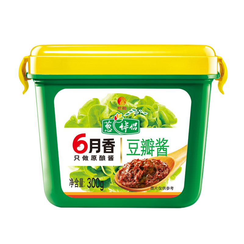 欣和豆瓣酱葱伴侣6月香300g原酿黄豆大酱炒菜炸酱拌面大葱饼蘸酱_虎窝淘