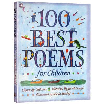 华研原版 给孩子的100首诗 英语原版 100 Best Poems for Children 当代经典诗歌集 儿童诗歌 幼儿启蒙5-12岁 英文版进口文学书籍