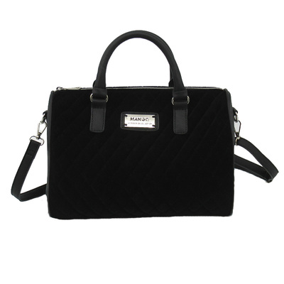 包包女欧美风毛绒绒大容量拉链包