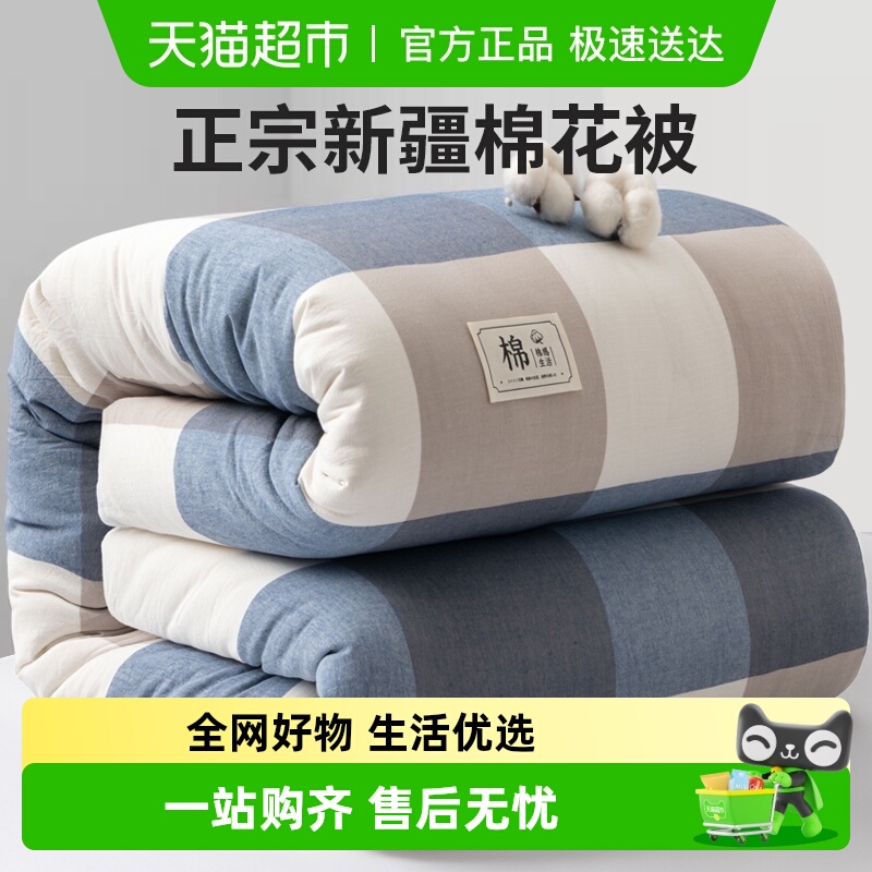 俞兆林新疆棉花冬被加厚被芯