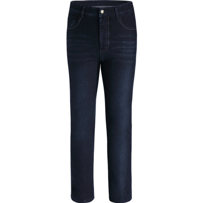 捷纯冬季蚕丝加绒高端男棉裤高腰