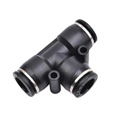T型PE塑料快插气管三通快速接头