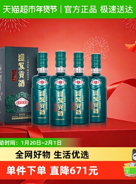 迎驾贡酒迎驾洞藏9浓香型白酒50度520ml*4瓶整箱装 商务宴请送礼