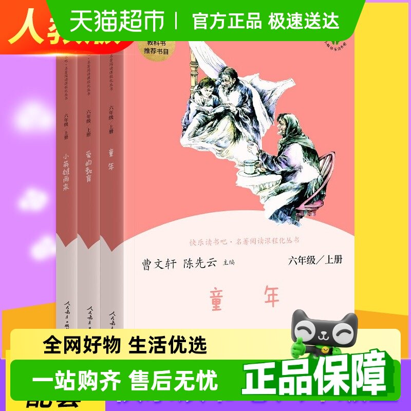 人教版 爱的教育童年小英雄雨来 快乐读书吧六年级上下册必课外读
