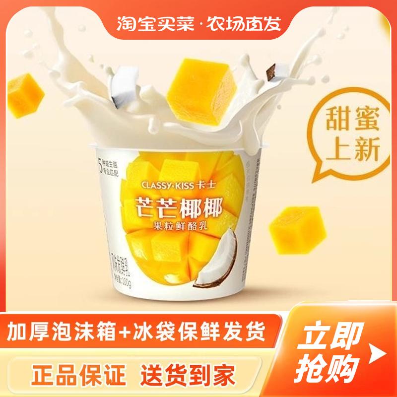 卡士果粒酸奶芒芒椰椰100g酸牛奶生牛乳益生菌原味早餐奶