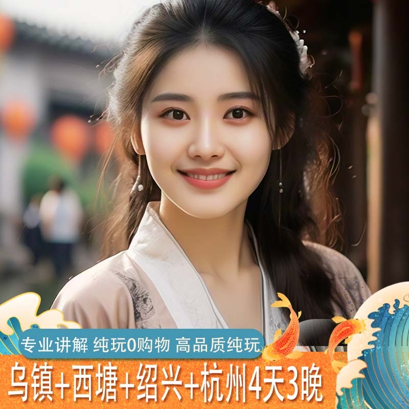 杭州出发乌镇西栅+南浔+西塘++绍兴古城+杭州西湖纯玩4日游