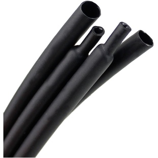 包邮黑色含胶双壁热缩管 环保绝缘 防水耐用 3倍收缩 厂价直销