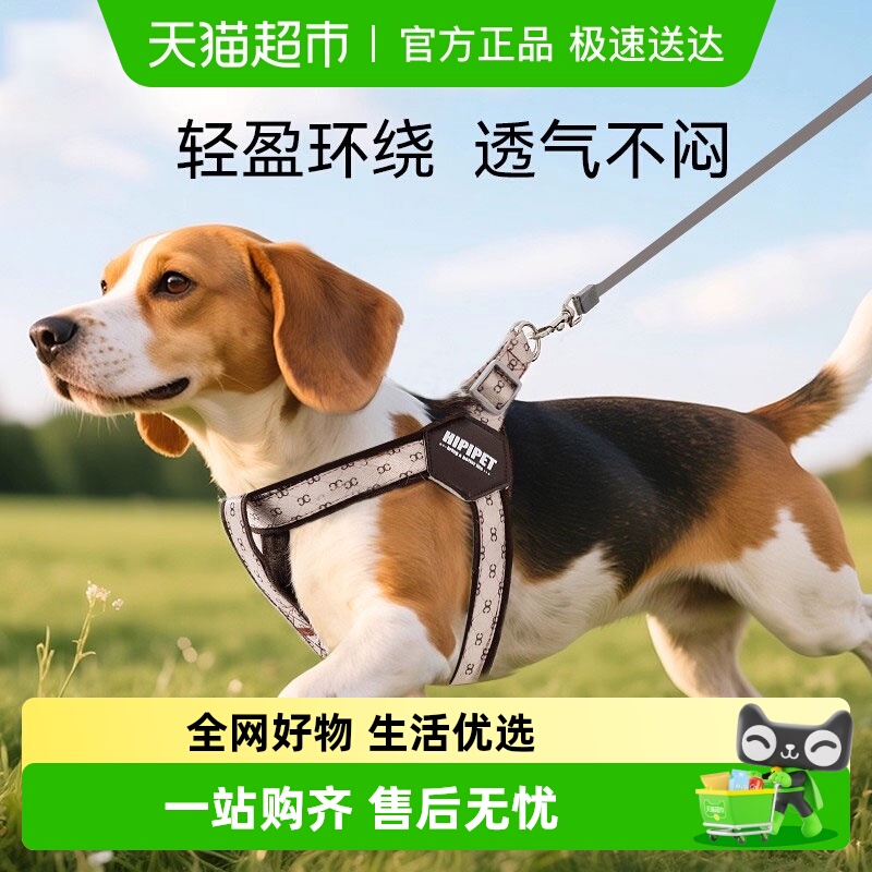狗狗背心式牵引绳小型犬外出宠物背带遛狗专用比熊博美小狗狗胸背
