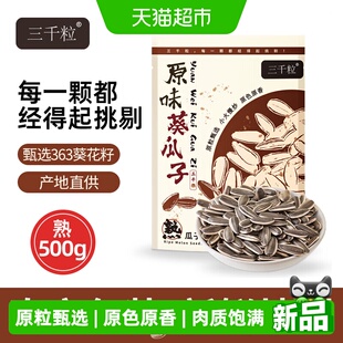 三千粒内蒙古363型号袋装原味大瓜子休闲坚果小零食500g