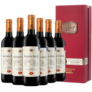 原瓶进口法国卡斯特蒂亚 塞拉尔干红葡萄酒13度750ml 京东配送