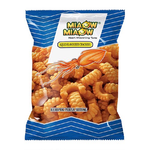 MIAOW鱿鱼鲜酥卷60g妙妙膨化食品