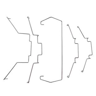 电脑主机CPU散热器风扇固定卡扣扣具12cm卡簧钢丝挂钩8/9厘米胶钉