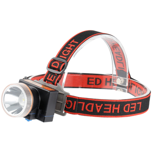 炫华胜小号头灯强光充电防水超亮安全帽矿帽灯钓鱼灯割胶灯二合一