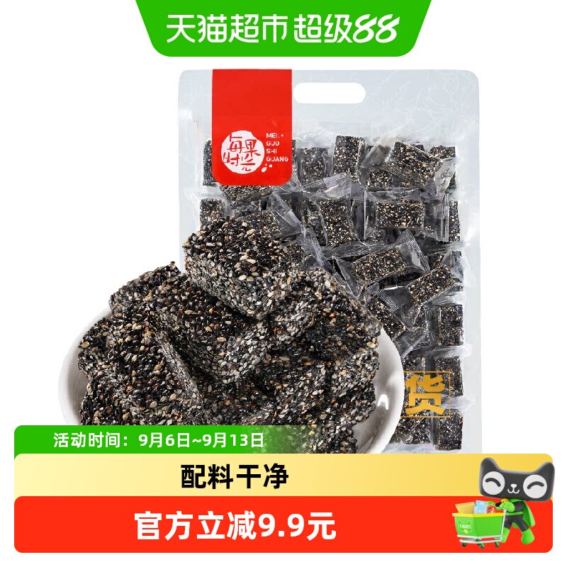 每果时光黑芝麻酥高纤维650g