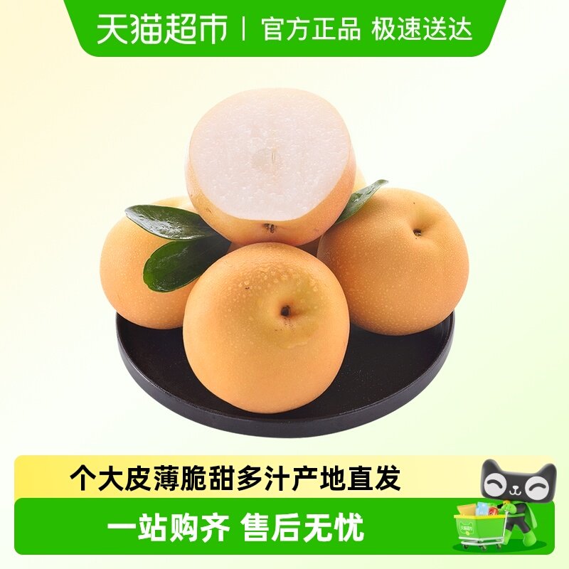 裕鲜生正宗山东烟台莱阳秋月梨新鲜水果当季冰糖雪梨子产地直采
