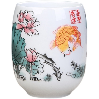 功夫陶瓷套装简约禅意茶杯大号