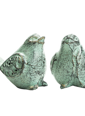 摆件桌面书画动物复古创意工艺品