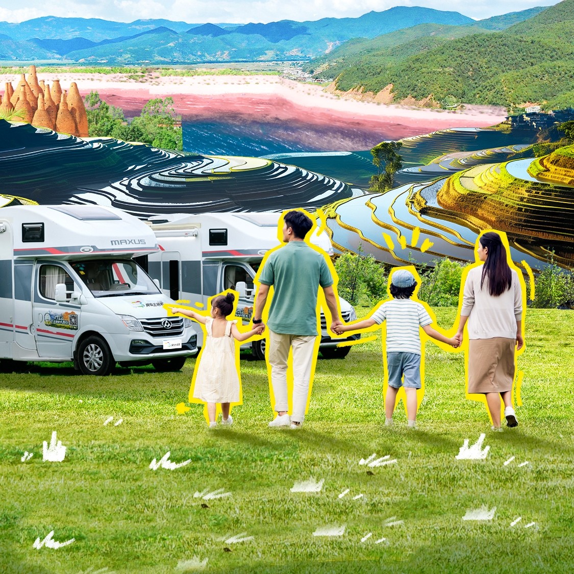 大通房车春季错峰3-5月全国2/3日租车卡57城通兑