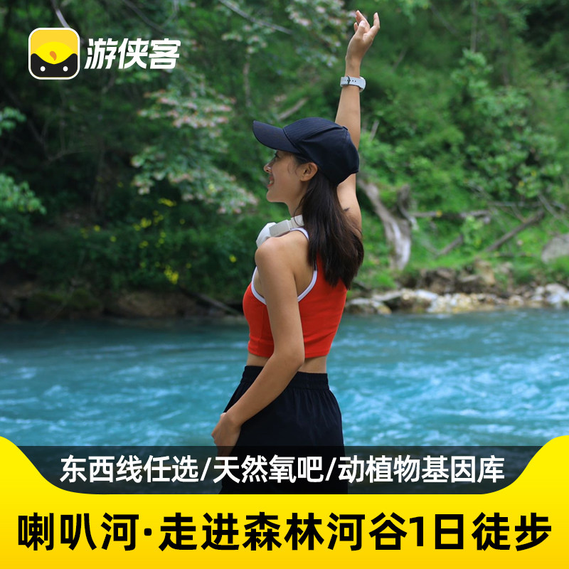 游侠客四川雅安二郎山喇叭河一日跟团游走进森林河谷成都周边旅游