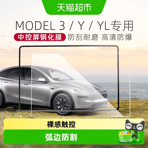 3W_AUTO-LIFEModelY中控钢化膜