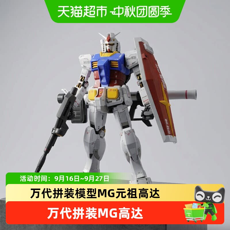 万代MG大师级高达模型简单刻线										