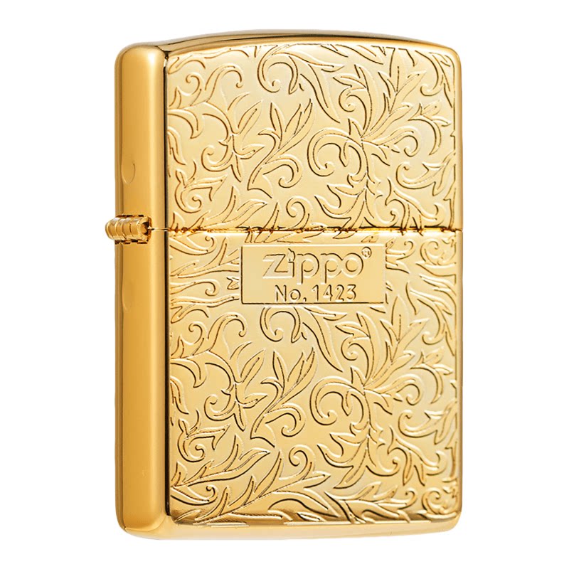 zippo官方正品火机zippo男士双面富贵唐草盔甲ZBT-3-19c芝宝