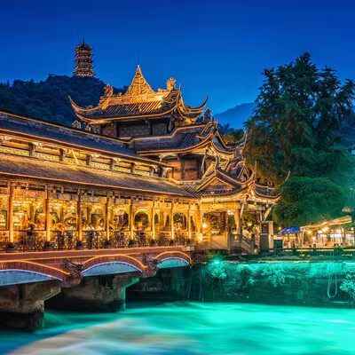 都江堰景区+熊猫谷一日游2-8人私家团含门票导游