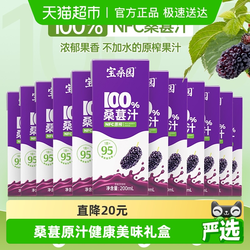宝桑园100%NFC桑果汁