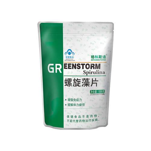 格林斯通0.5g1000片/桶螺旋藻片