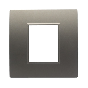 深灰色86型二位空位信息面板多媒体投影仪组合墙壁开关网线口插座