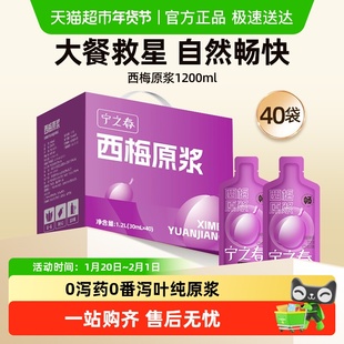 宁之春西梅原浆100%纯原浆大餐救星西梅汁果蔬汁礼盒正品