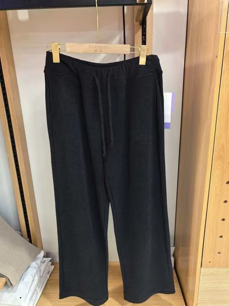 女款精品糯米裤秋冬款直筒显瘦裤