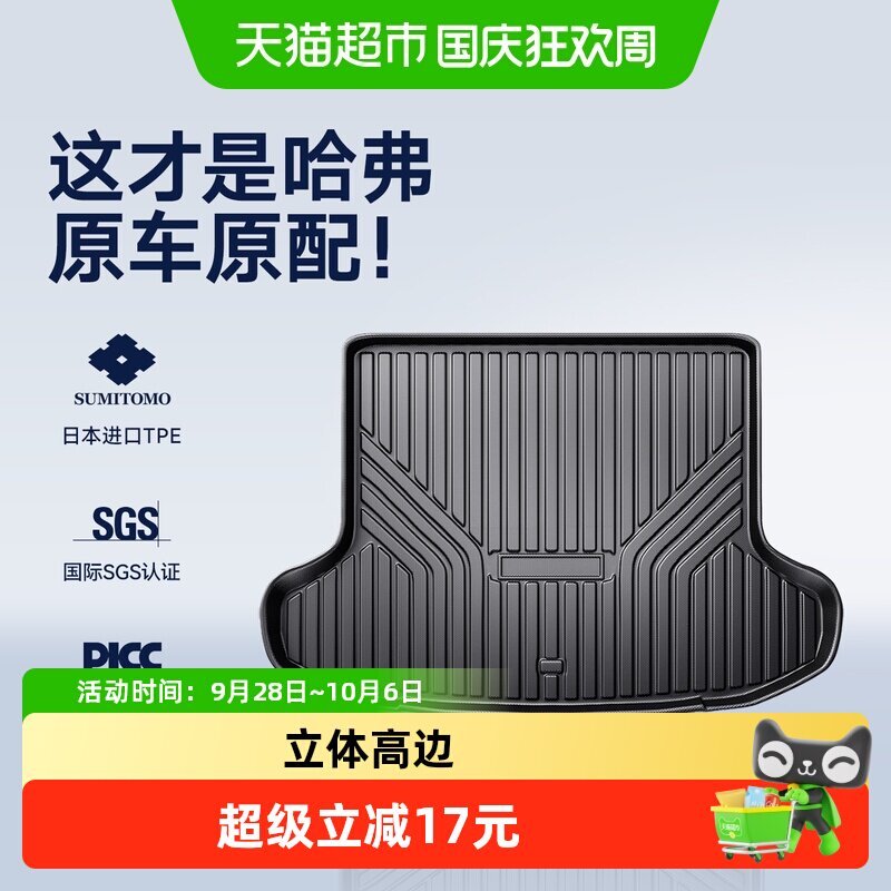 CO哈弗大狗H6LH9TPE后备箱垫耐用图片