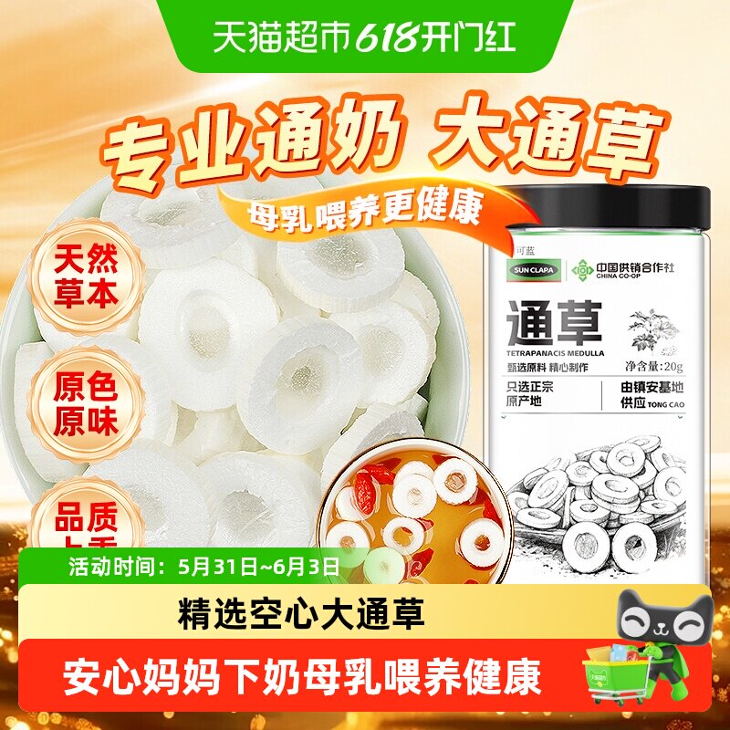 大通草陕西新货中草药材下奶哺乳期月子通奶搭配王不留行通乳三宝