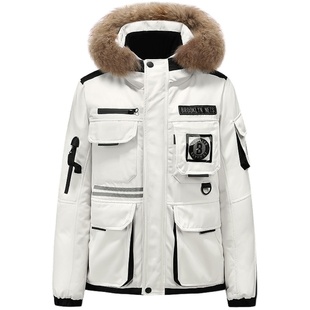 卡韵莉冬装韩国东大门羽绒服女中长款男女情侣户外工装加厚外套潮