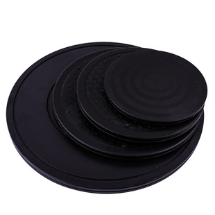 陶艺手办模型转台雕塑转台底座泥塑转盘学生塑料转台显示器转盘