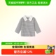 babylove宝宝t恤春秋季 纯棉条纹外出上衣婴幼儿百搭polo领打底衫