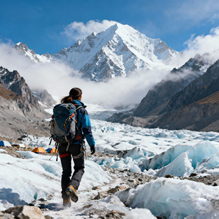 【市区内上门接送】人生第一座雪山·岗什卡+连心湖+七彩瀑布