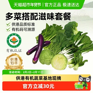 苏嫲嫲有机认证新鲜当季时令蔬菜现摘现发无农残随机搭配当季蔬菜