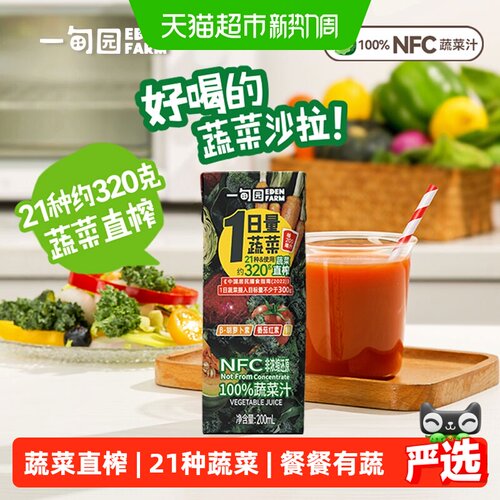 一甸园NFC新鲜蔬菜汁正餐伴侣