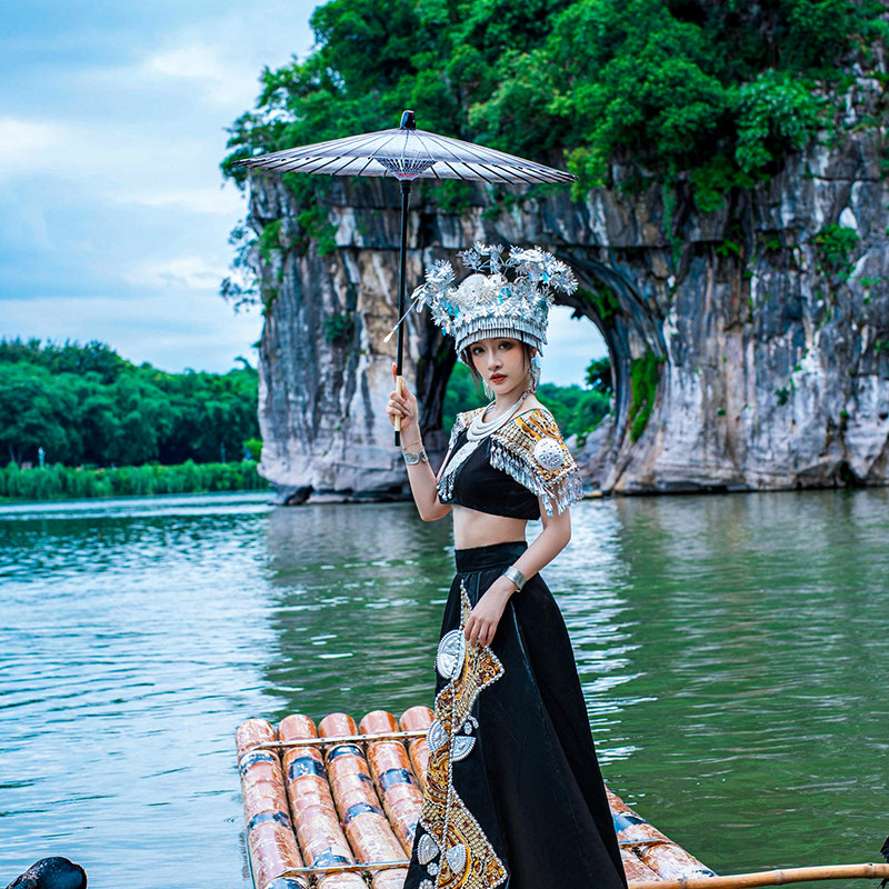 飞猪旅行广西桂林旅游4天3晚遇龙河漂流漓江独秀峰游览纯玩跟团游