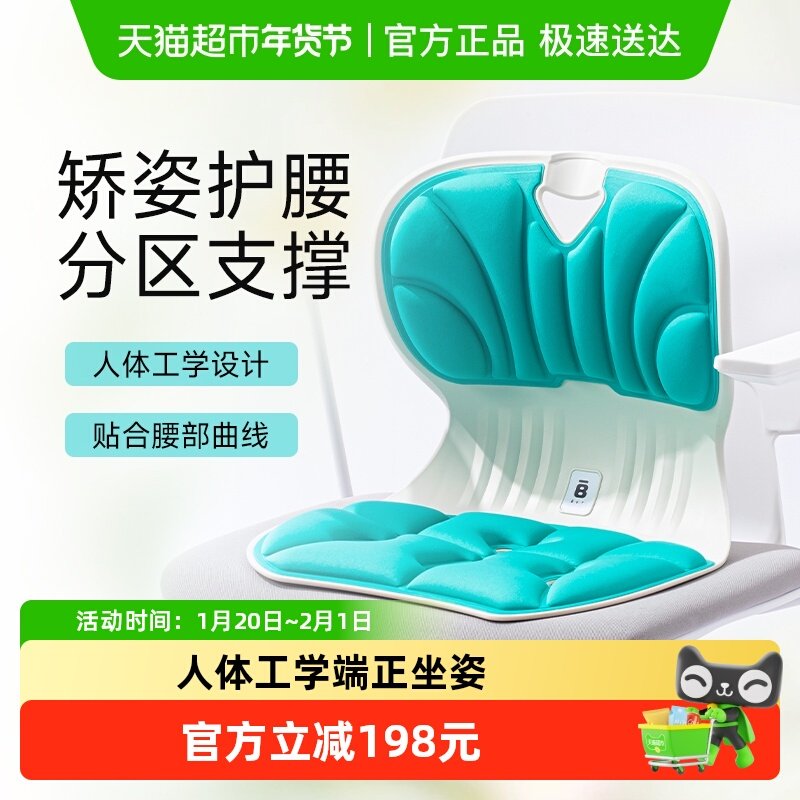 BKT护腰坐垫久坐神器座椅靠垫人体工学腰靠背办公室腰部支撑靠垫,居家布艺,靠垫/抱枕,淘宝优惠券,粉丝福利购,淘宝优惠卷
