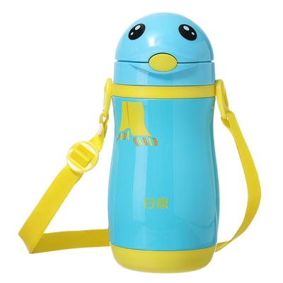 日康水壶不锈钢宝宝儿童吸管杯