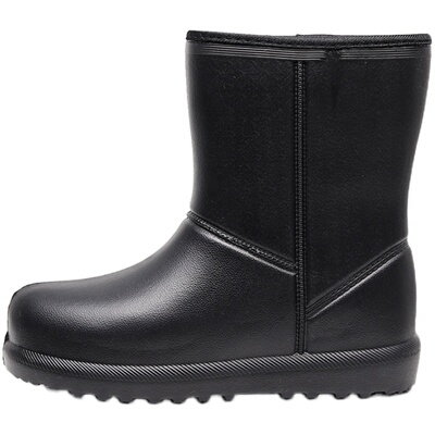 加绒雨鞋女保暖防滑防水