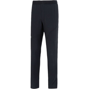 时尚 UA安德玛梭织长裤 男裤 黑色直筒裤 1352028 健身训练裤 自营