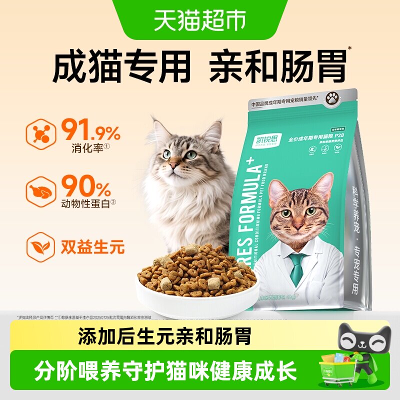 凯锐思P28成猫冻干猫粮图片